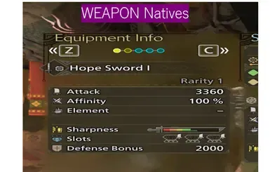 武器原生功能 1.00