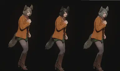 沃尔夫·阿什莉(耳朵和尾巴始终显露)