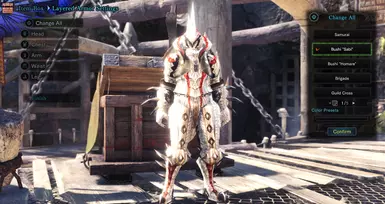 GX 白疾风武士锈蚀外观装备(适用于男性和女性)