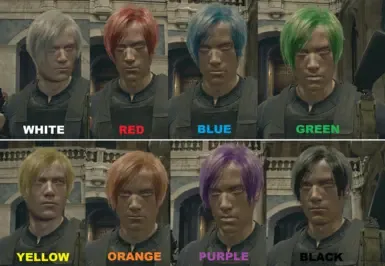 莱昂发型重新着色