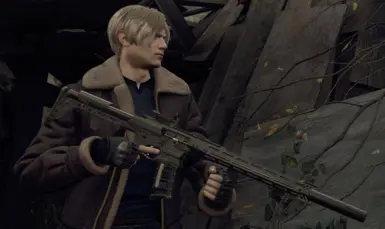 抑制型 AR-15（红点瞄准镜）