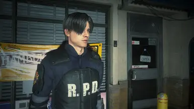莱昂深棕色头发（非实时渲染版）