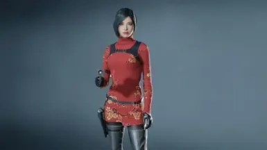 艾达·王与克莱尔·雷德菲尔德 RE4R 艾达梅花服装 (DX11版)