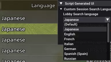 自定义会话搜索语言