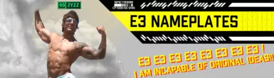 E3 NPC 名称牌