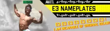E3 NPC 名称牌