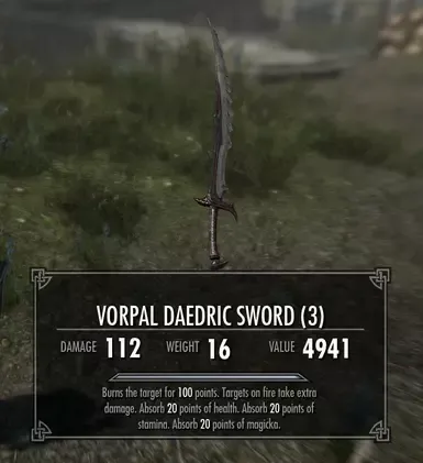 "Vorpal Sword Spell"