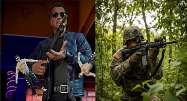 超级霰弹枪和M4半自动步枪