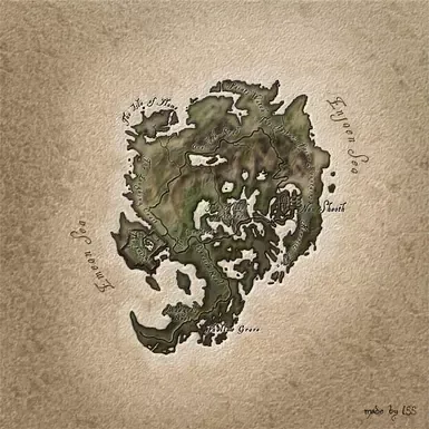 《战栗孤岛》彩色地图