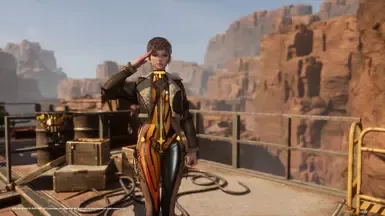 星球空降服(第3小队)纹理混搭(无尾部)