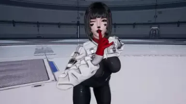 妮姬dlc 冷却服白色风格