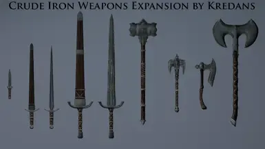 Kredans制作的粗制铁制武器扩展