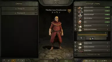 Vlandian Levy 弩手不是步兵固定的