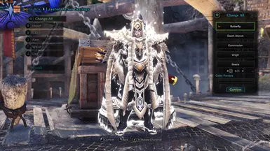 Gammoth Gunner Armor Butterfly Layered for MALE and FEMALE