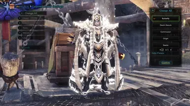 Gammoth Gunner Armor Butterfly Layered for MALE and FEMALE