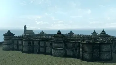 《上古卷轴5:天际特别版》Strotis城堡墙壁资源