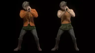 莱昂偷了艾什莉的衣服