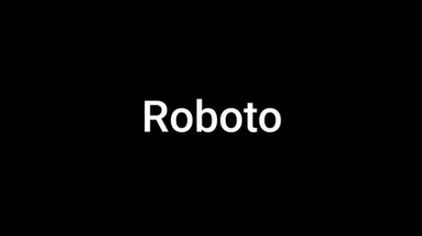 字体 - Roboto