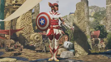 雷神之锤与美国队长盾牌（剑盾组合）