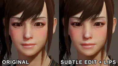微妙女性面部模型调整(冰原之后)