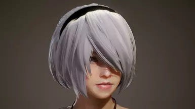 YoRHa 2号B型发型(冰原后)
