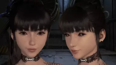 简单韩式眼线化妆与素颜
