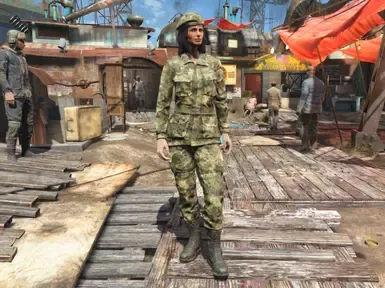 A-TACS迷彩制服与贝雷帽