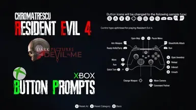 XBOX Series - 《Devil in Me》UI 按钮提示包