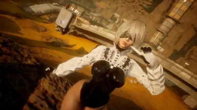 YoRHa 风格冷却服与纹身（尼尔与NIKKE联动款）