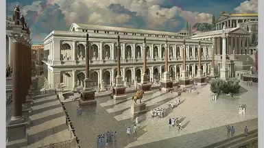 双重建筑效果
