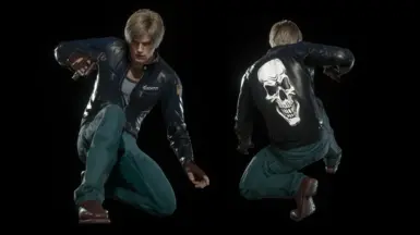 RE2 骷髅夹克 里昂
