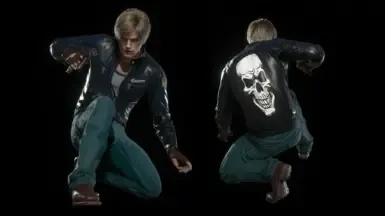 RE2 骷髅夹克 里昂