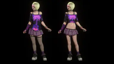 阿什莉休闲替代服装(带裙摆物理效果)