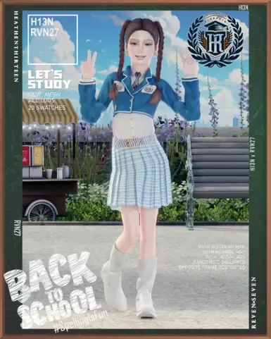 少女百褶中长A字腰带校服裙