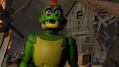 FNAF SB 蒙蒂鳄鱼 超越里昂
