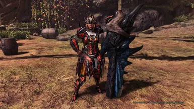 雌火龙X 剑士 - MHGU - 武士锈蚀 层叠护甲