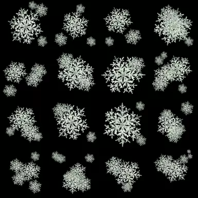 真实的雪花
