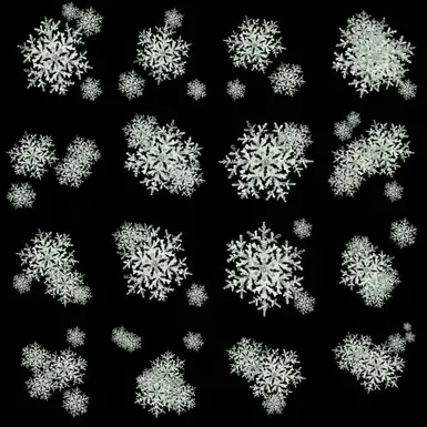真实的雪花
