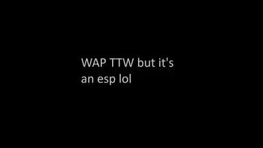 WAP TTW兼容性补丁 - 2024