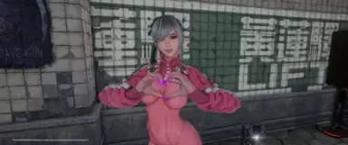 无手套且带长指甲的冷却服套装