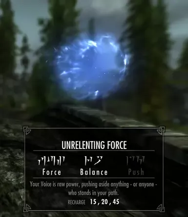Fus Ro 击倒敌人