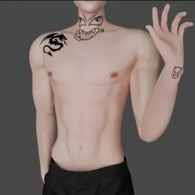 男性纹身1