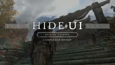 隐藏UI - 通过快捷键切换指南针UI HUD