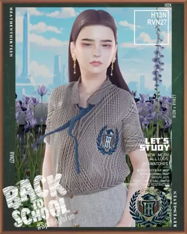 儿童夏季制服衬衫