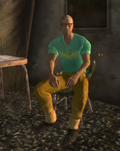 1
Arcade Gannon wears the Zelda Shirt and Khakis
阿卡德·甘农穿着塞尔达衬衫和卡其裤