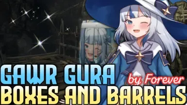 Gawr Gura 箱子和木桶