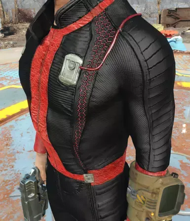 黑色红色避难所制服（男性）