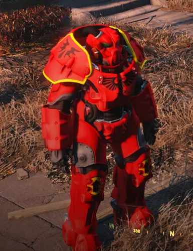 X-01 动力装甲 血天使涂装