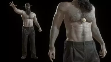 赤裸上身的比特雷斯·门德斯