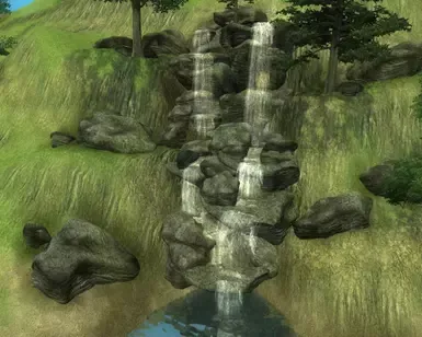 瀑布洞穴